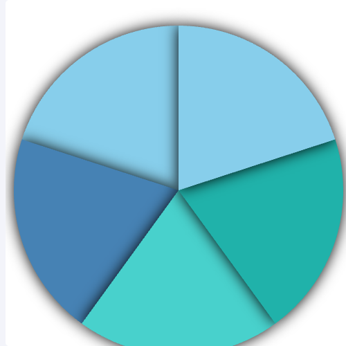 Echarts实心饼图示例