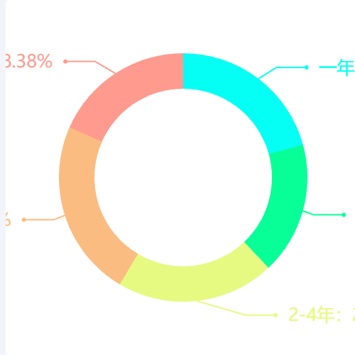 Echarts环形饼图示例