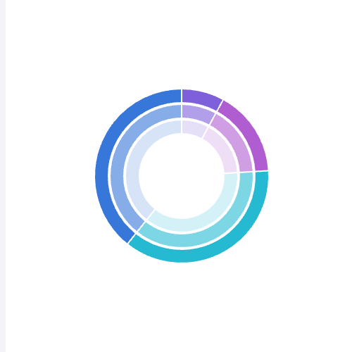 Echarts同心环示例