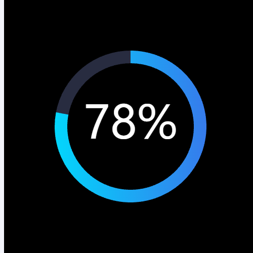Echarts环形图渐变示例