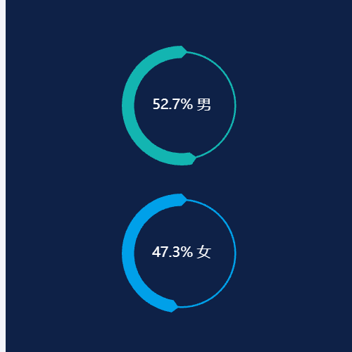 Echarts环形图示例