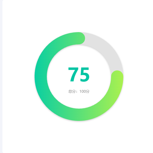 Echarts圆角环形图（≥v4.5.0）示例