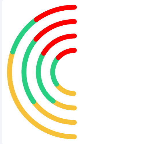 Echarts半圆环极坐标柱状图示例