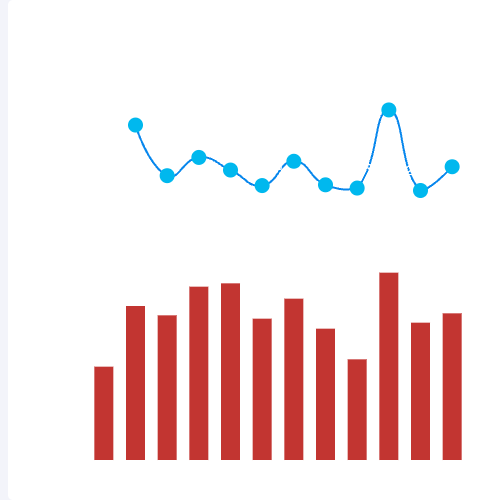Echarts品类月度销售曲线示例